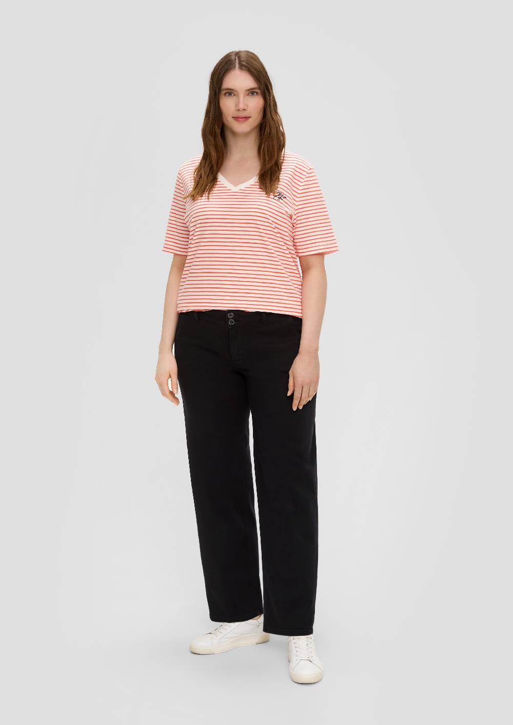 s.Oliver Jeans / Wide Leg / Mid Rise Kostenloser Versand international