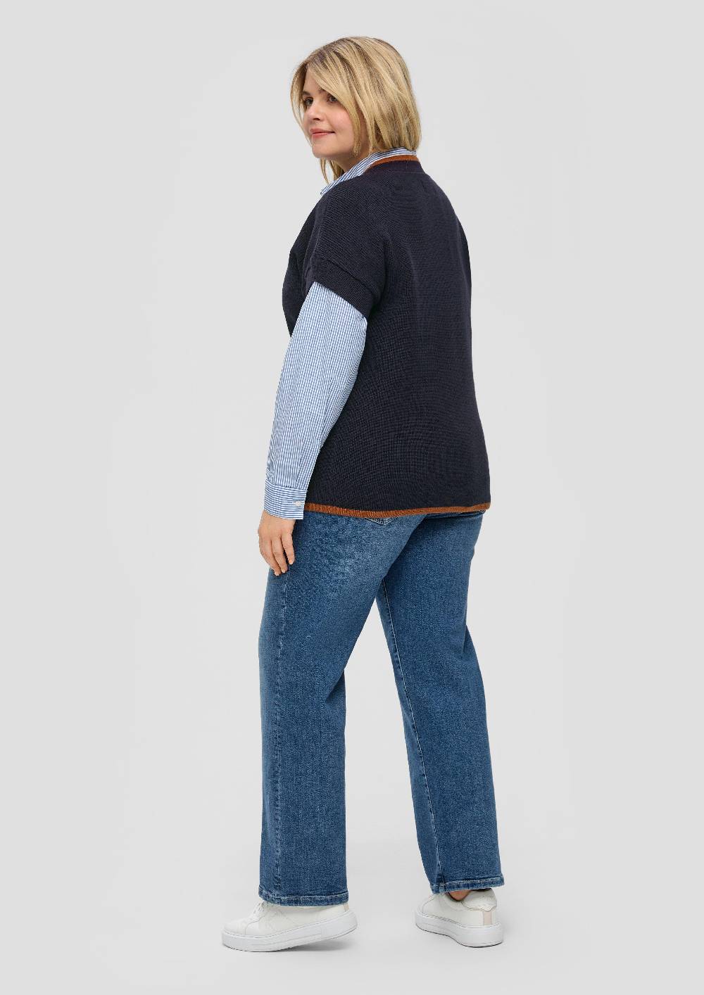 s.Oliver Pullover mit V-Ausschnitt Fabrikladen