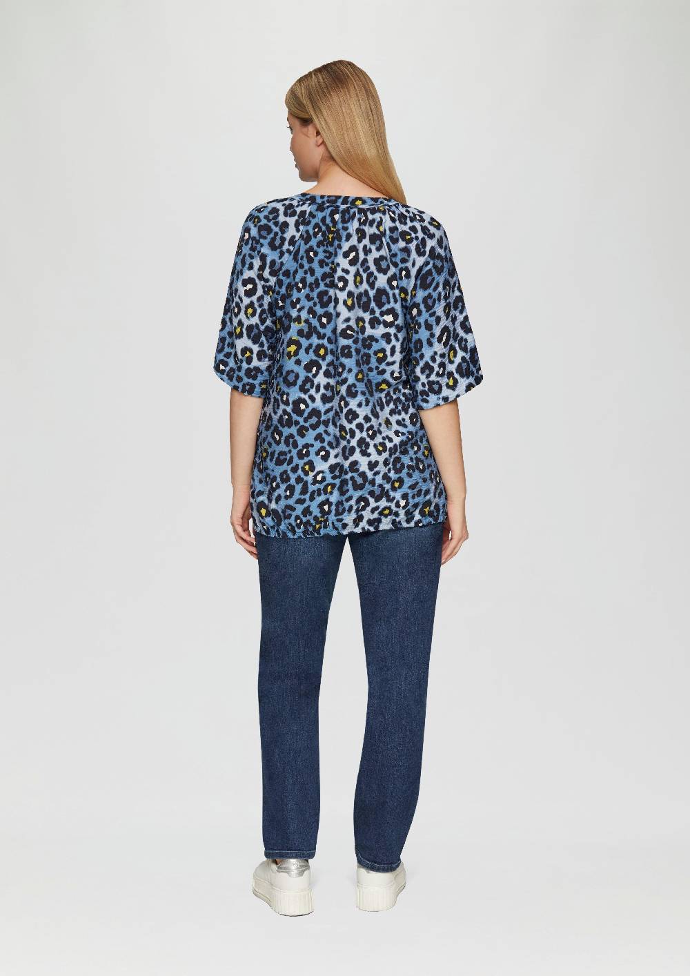s.Oliver Bluse aus strukturierter Viskose Black Friday Preise