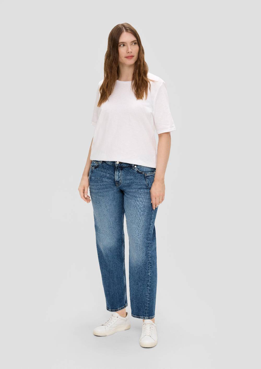 s.Oliver Curvy Jeans / Regular Fit / Mid Rise / Semi-Wide Leg Outlet