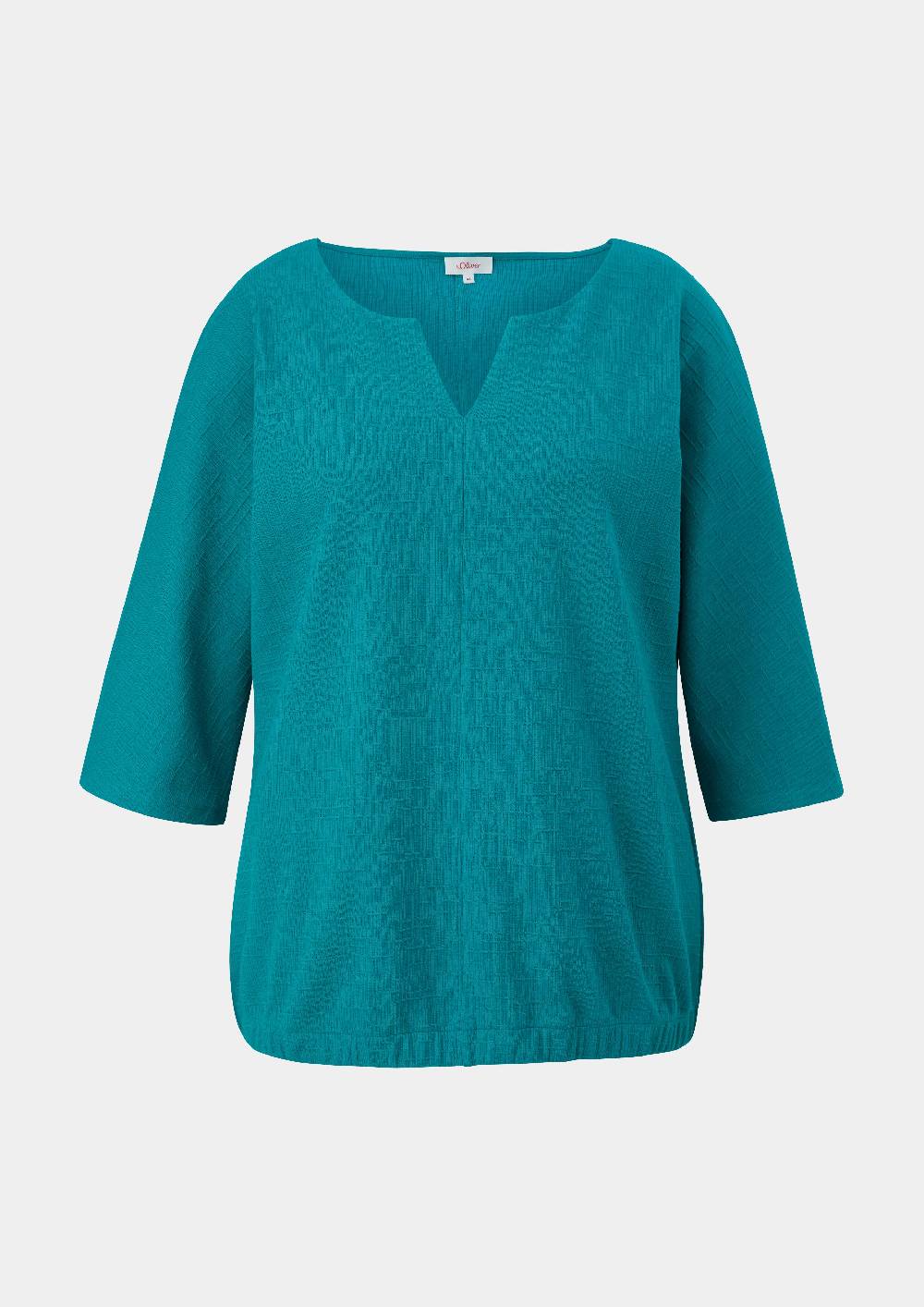 s.Oliver O-Shape-Bluse mit bequemem Gummizug Auslauf