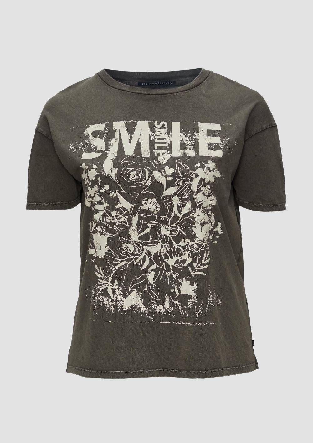 s.Oliver Oversized Print-Shirt im Used-Look Angebote