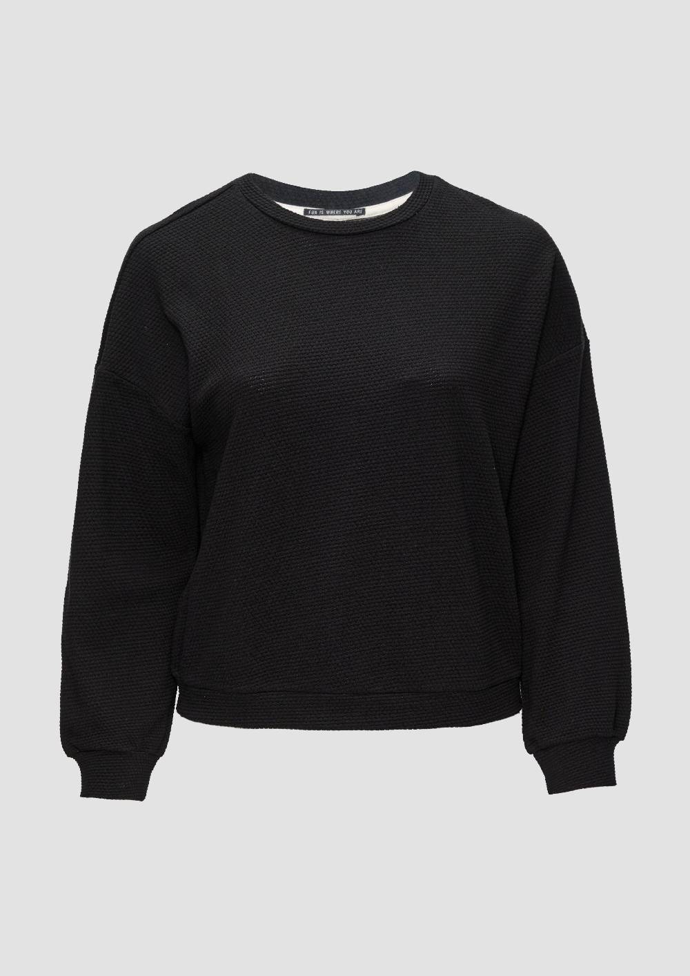 s.Oliver Loose Fit-Sweatshirt mit Struktur Hotsell