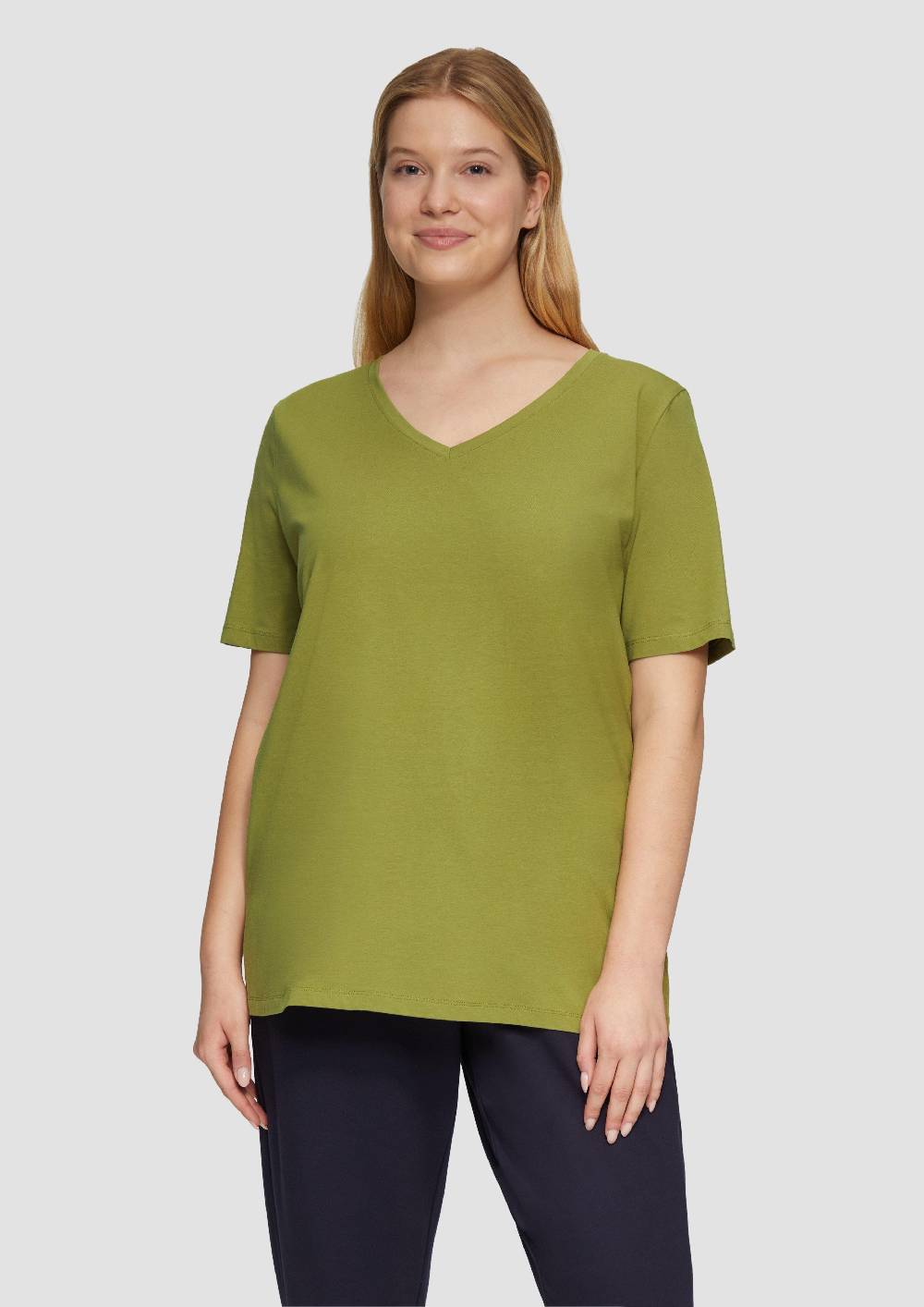 s.Oliver T-Shirt mit V-Ausschnitt Schlussverkauf