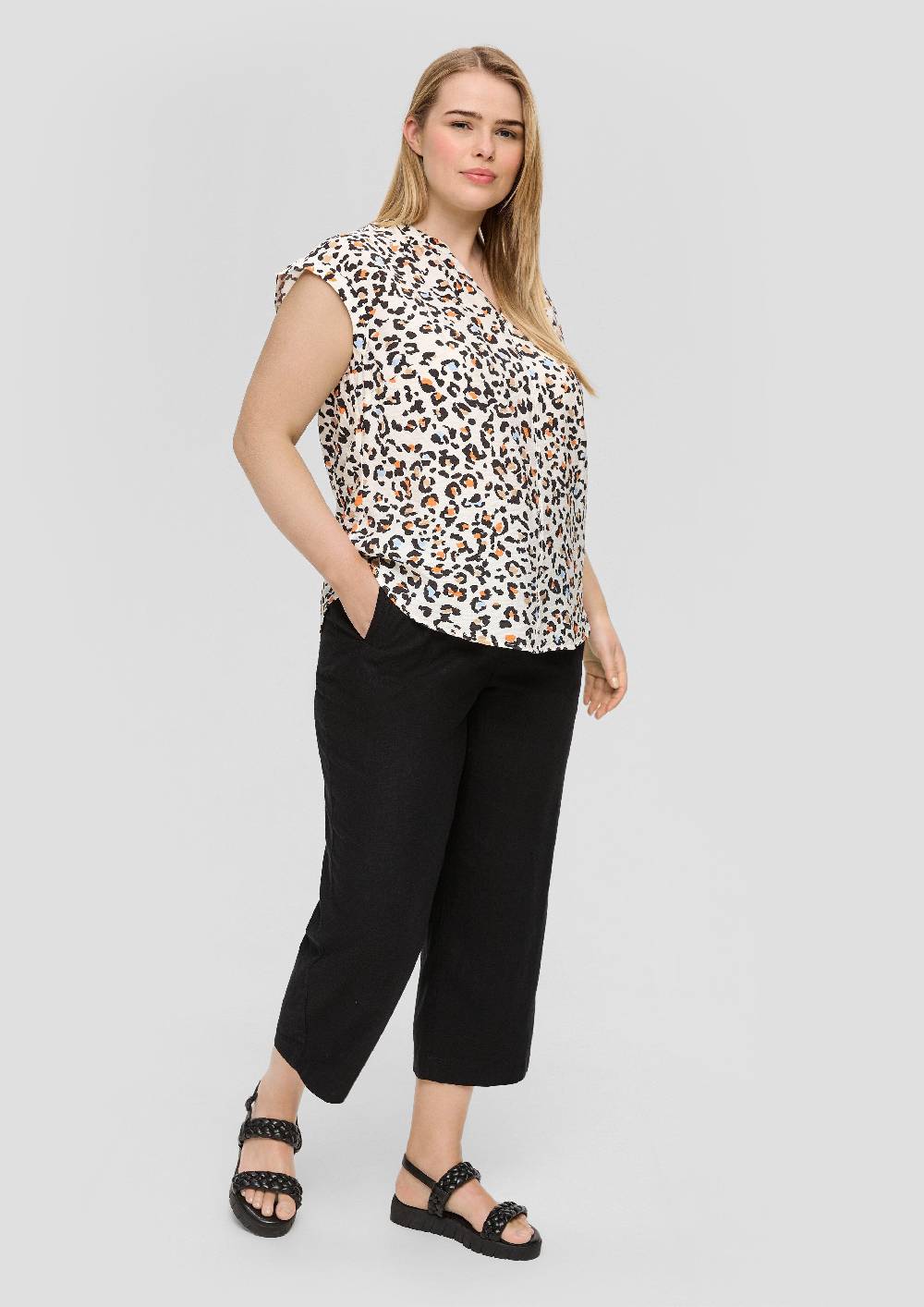 s.Oliver Culotte aus Leinenmix Kostenloser Versand