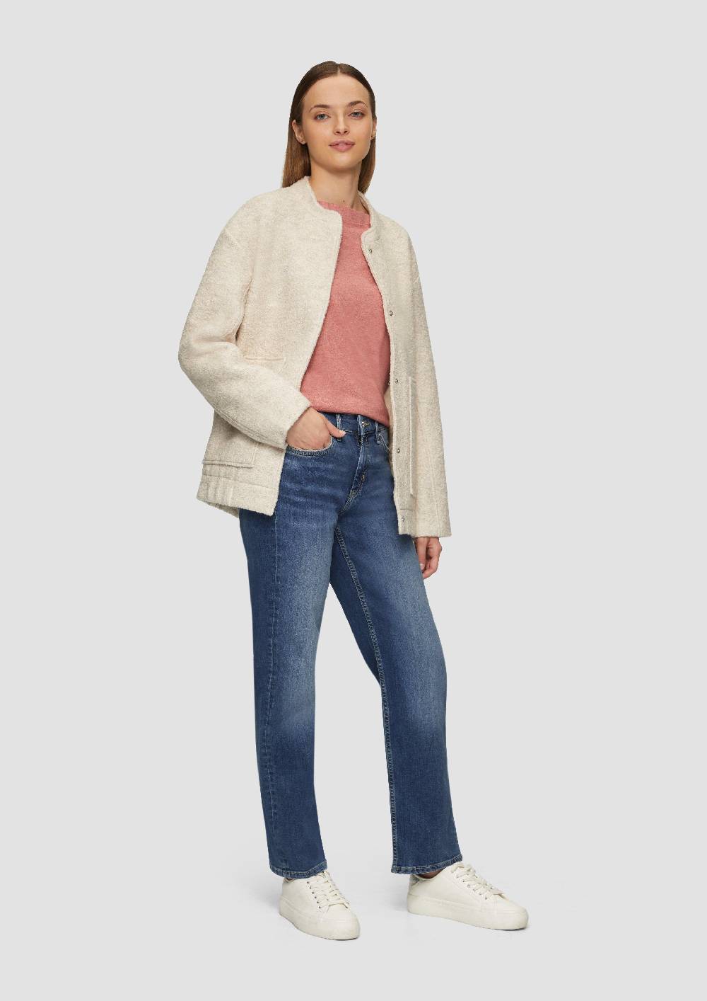 s.Oliver Jeans Karolin / Regular Fit / Mid Rise / Straight Leg Versandkostenfrei