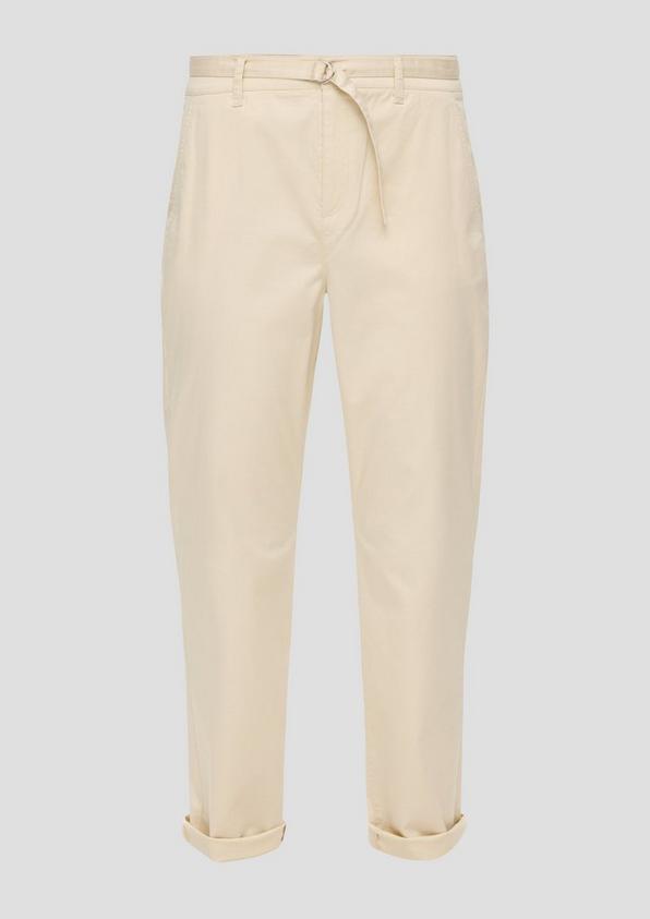 s.Oliver Chino mit Gürtel aus Baumwollstretch Großer Ausverkauf