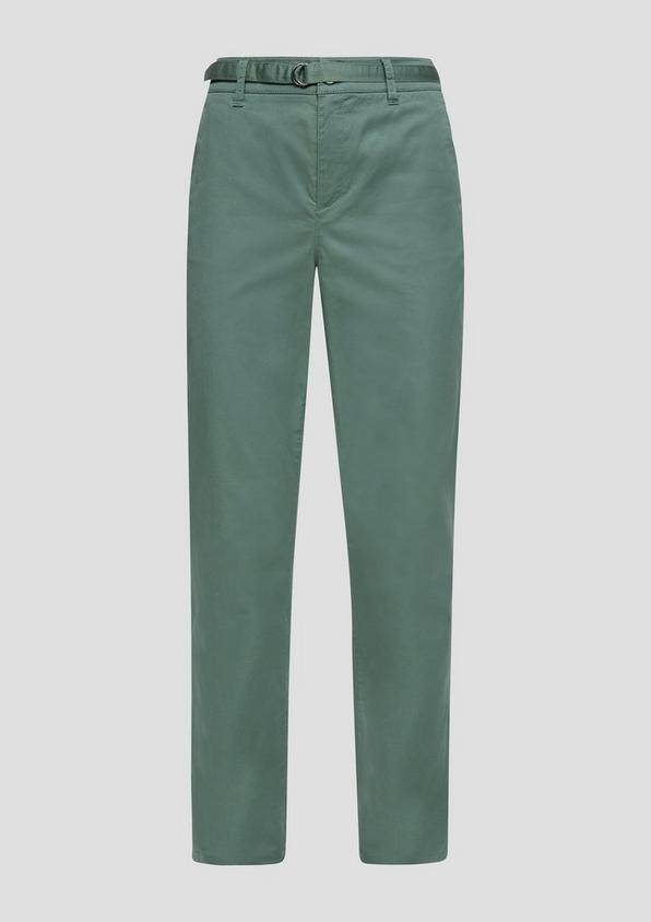 s.Oliver Chino mit Gürtel aus Baumwollstretch Begrenztes Angebot