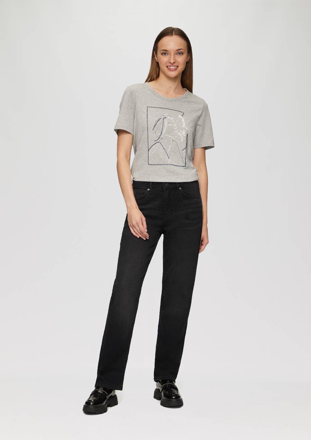 s.Oliver Jeans Karolin / Regular Fit / Mid Rise / Straight Leg Vatertagsangebot