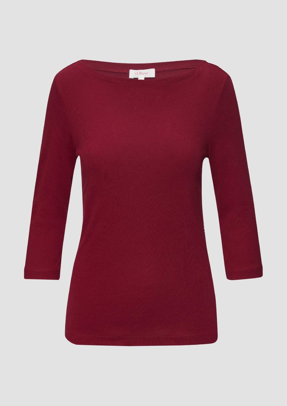 s.Oliver T-Shirt mit 3/4-Arm und U-Boot Ausschnitt Top Angebot