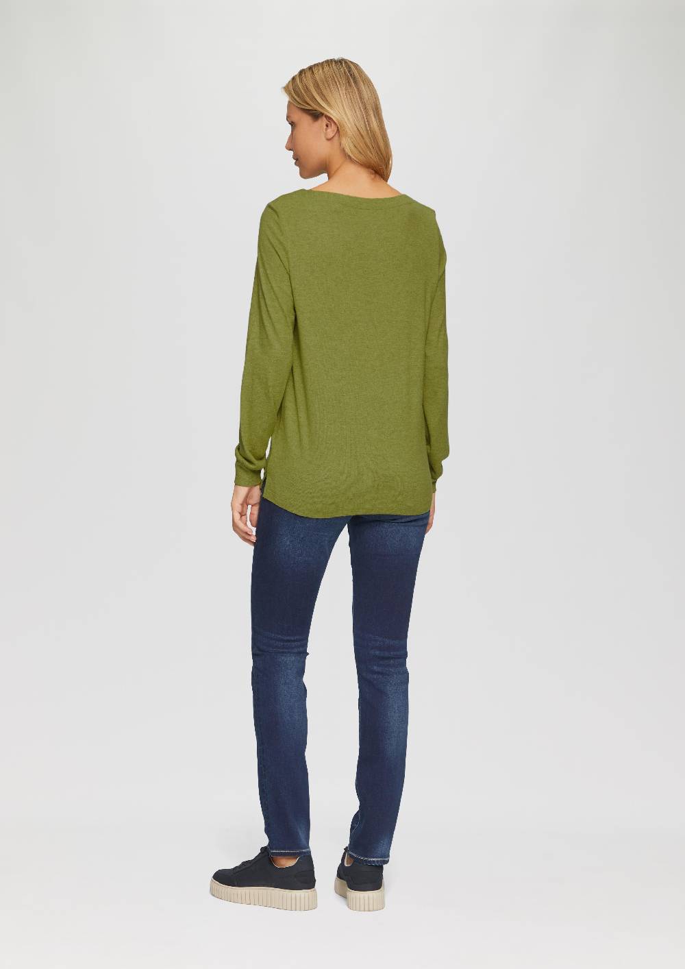 s.Oliver Weicher Longsleeve aus Jerseystrick Große Rabatte