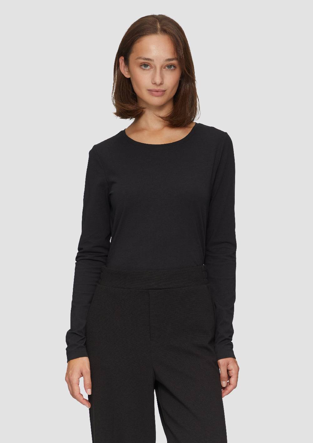 s.Oliver Longsleeve aus Baumwollstretch Sonderangebote