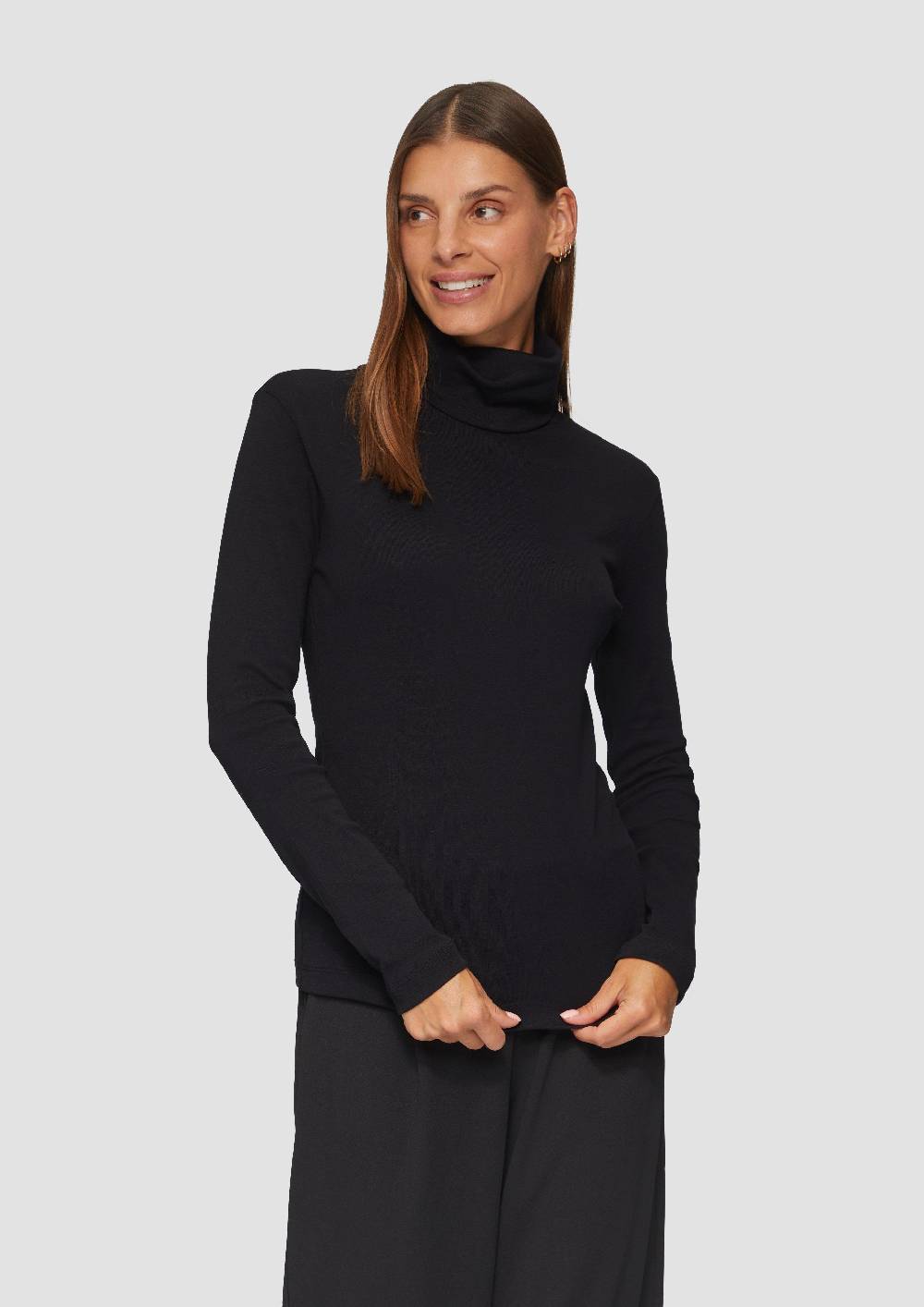 s.Oliver Langarmshirt mit Rollkragen Riesige Ersparnisse