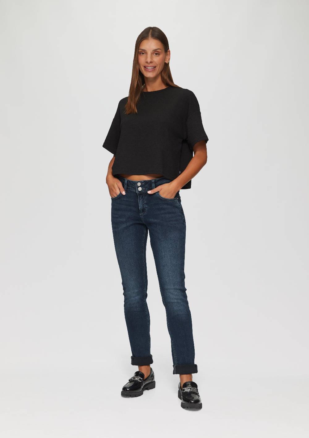 s.Oliver Jeans Catie / Slim Fit / Mid Rise / Slim Leg Kostenlose Rückgabe