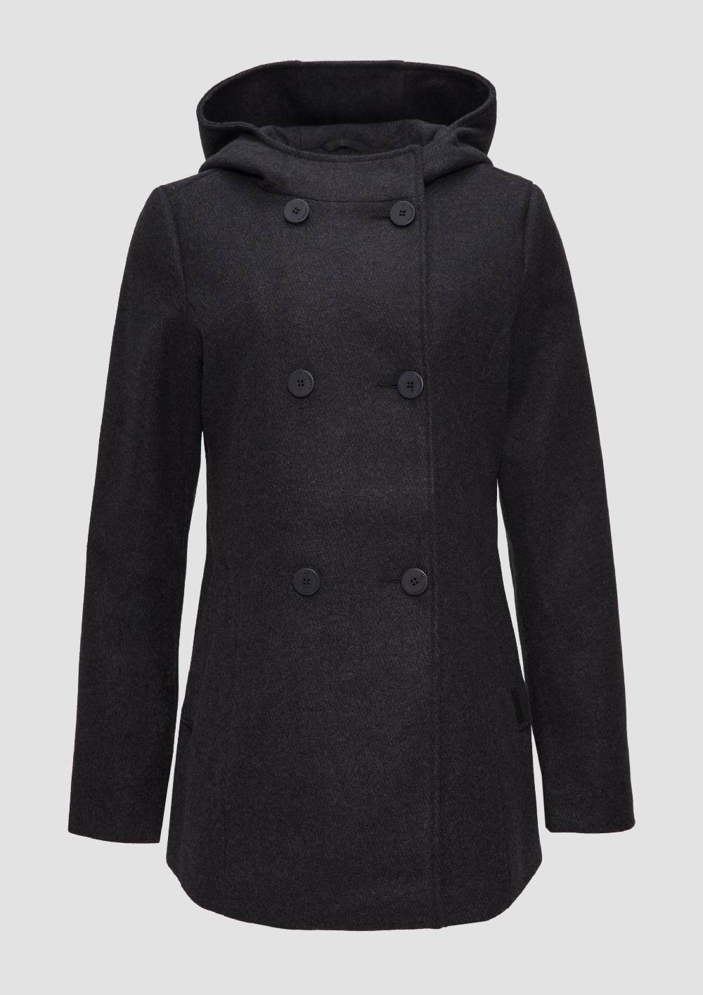 s.Oliver Jacke mit Kapuze in Wolloptik JETZT KAUFEN