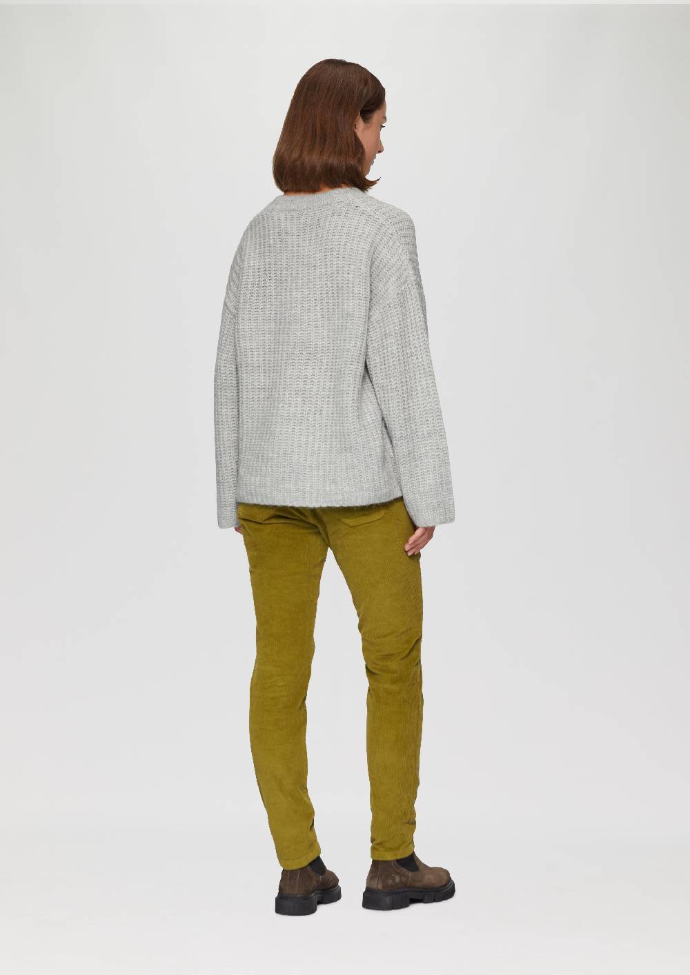 s.Oliver Leichter Wollpullover im Relaxed Fit Letzter Tag