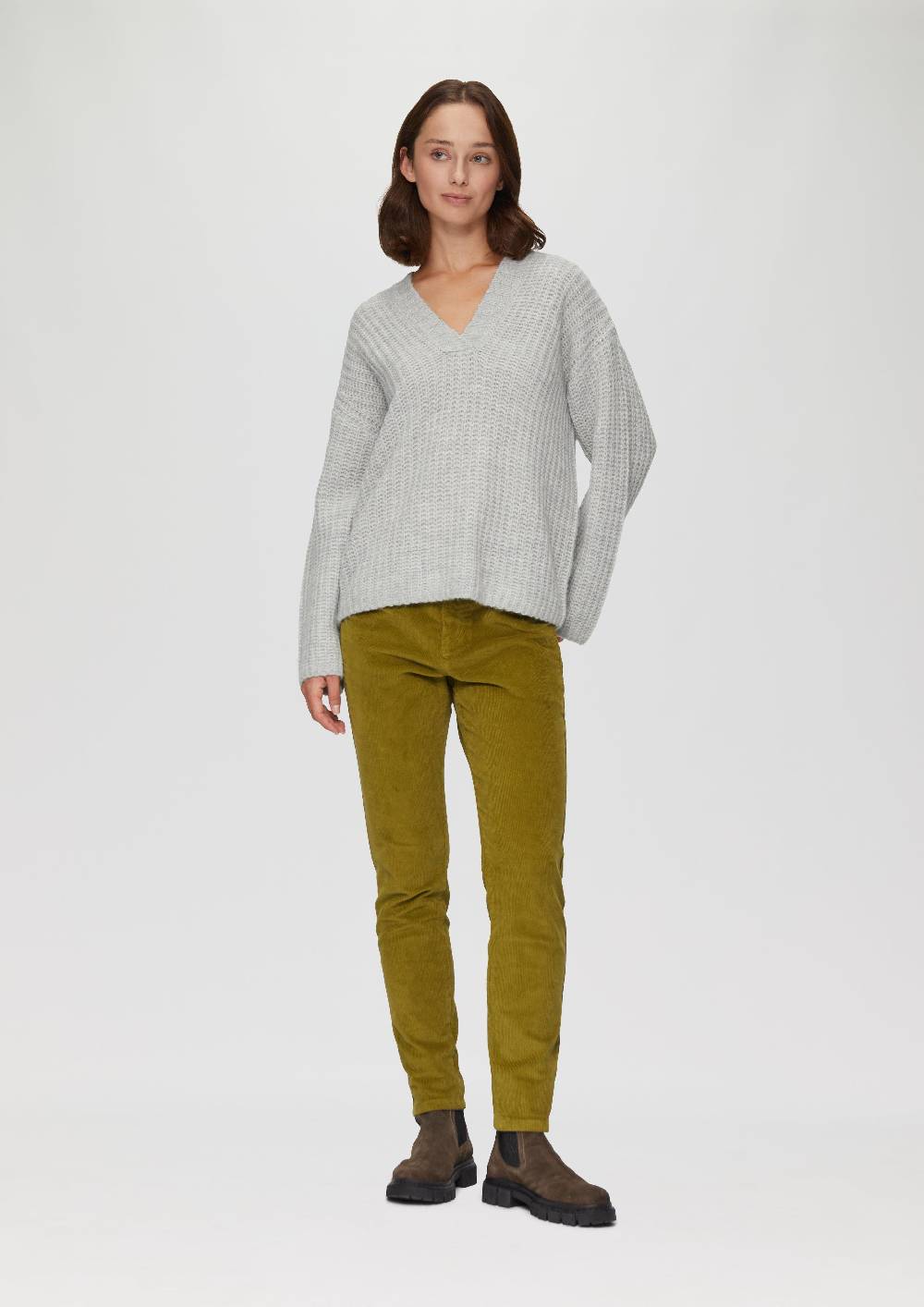 s.Oliver Leichter Wollpullover im Relaxed Fit Letzter Tag