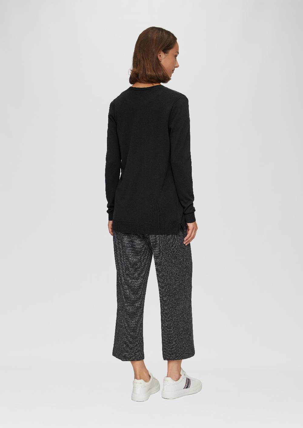s.Oliver Cardigan aus Viskose-Baumwollmix Bis zu 50% Rabatt