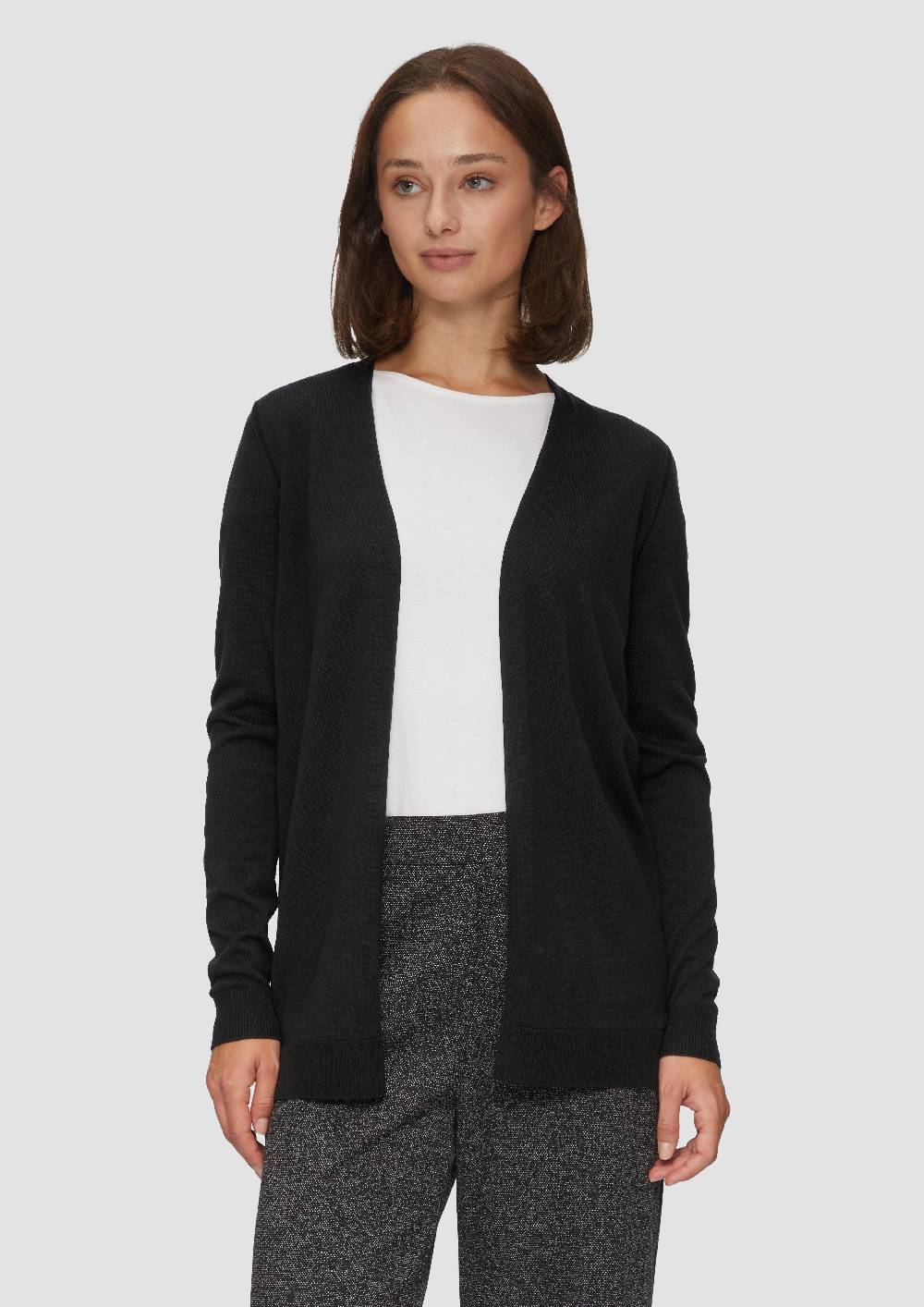 s.Oliver Cardigan aus Viskose-Baumwollmix Bis zu 50% Rabatt