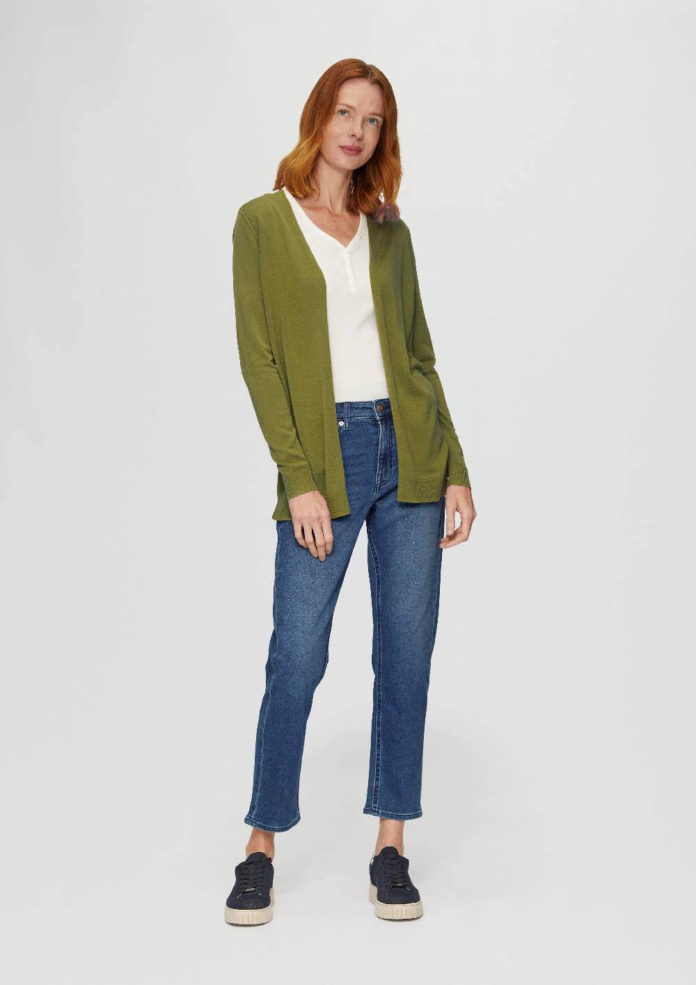 s.Oliver Cardigan aus Viskose-Baumwollmix Bis zu 60% Rabatt