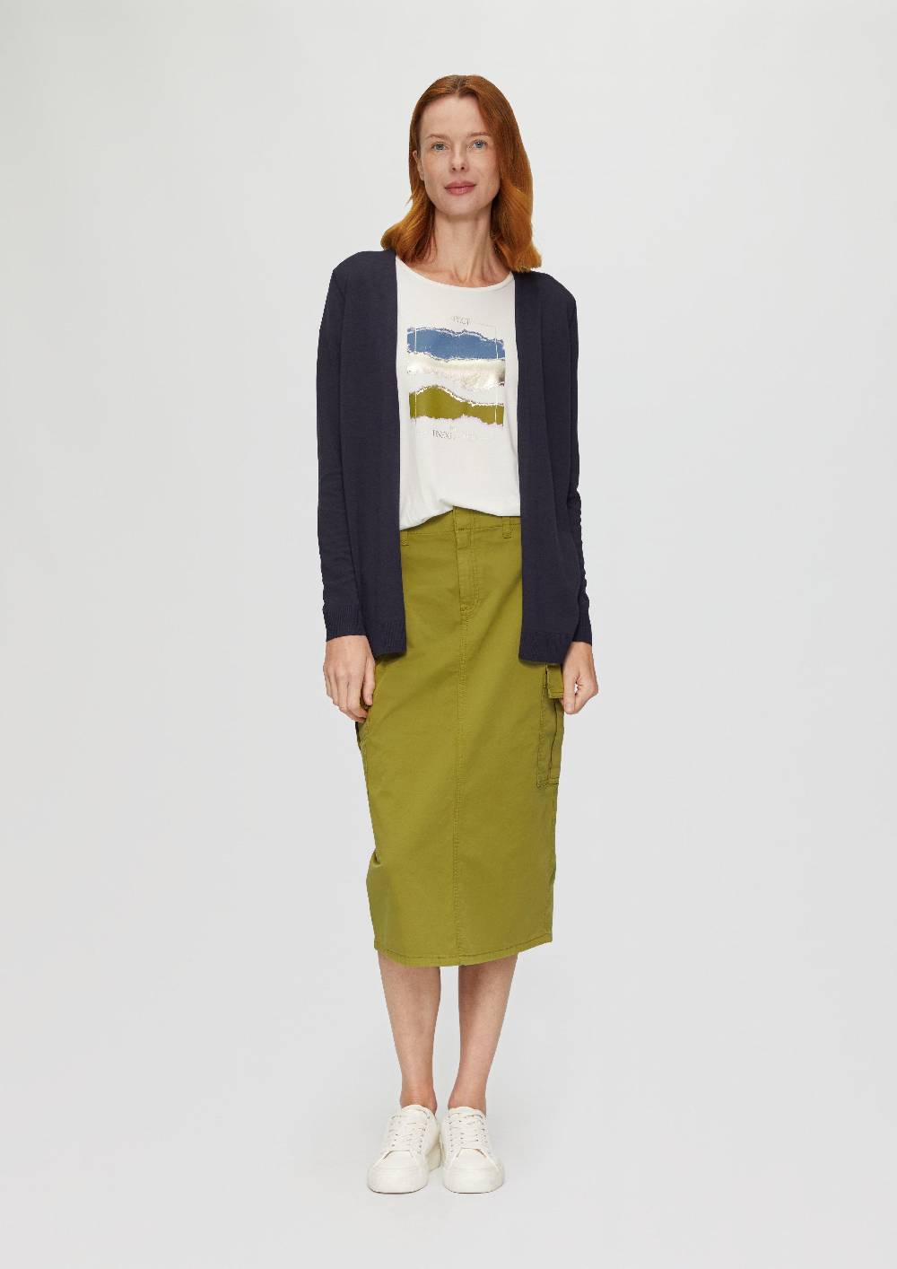 s.Oliver Cardigan aus Viskose-Baumwollmix Bis zu 65% Rabatt