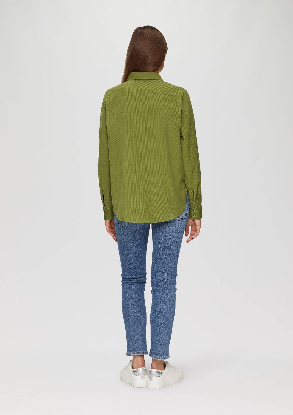 s.Oliver Cordbluse im Relaxed Fit mit Naht-Details Sonderangebot der Fabrik