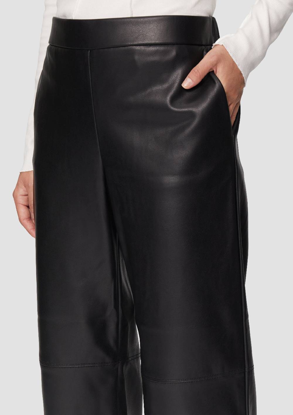 s.Oliver Culotte aus Lederimitat mit Nahtdetails Bis zu 55% Rabatt