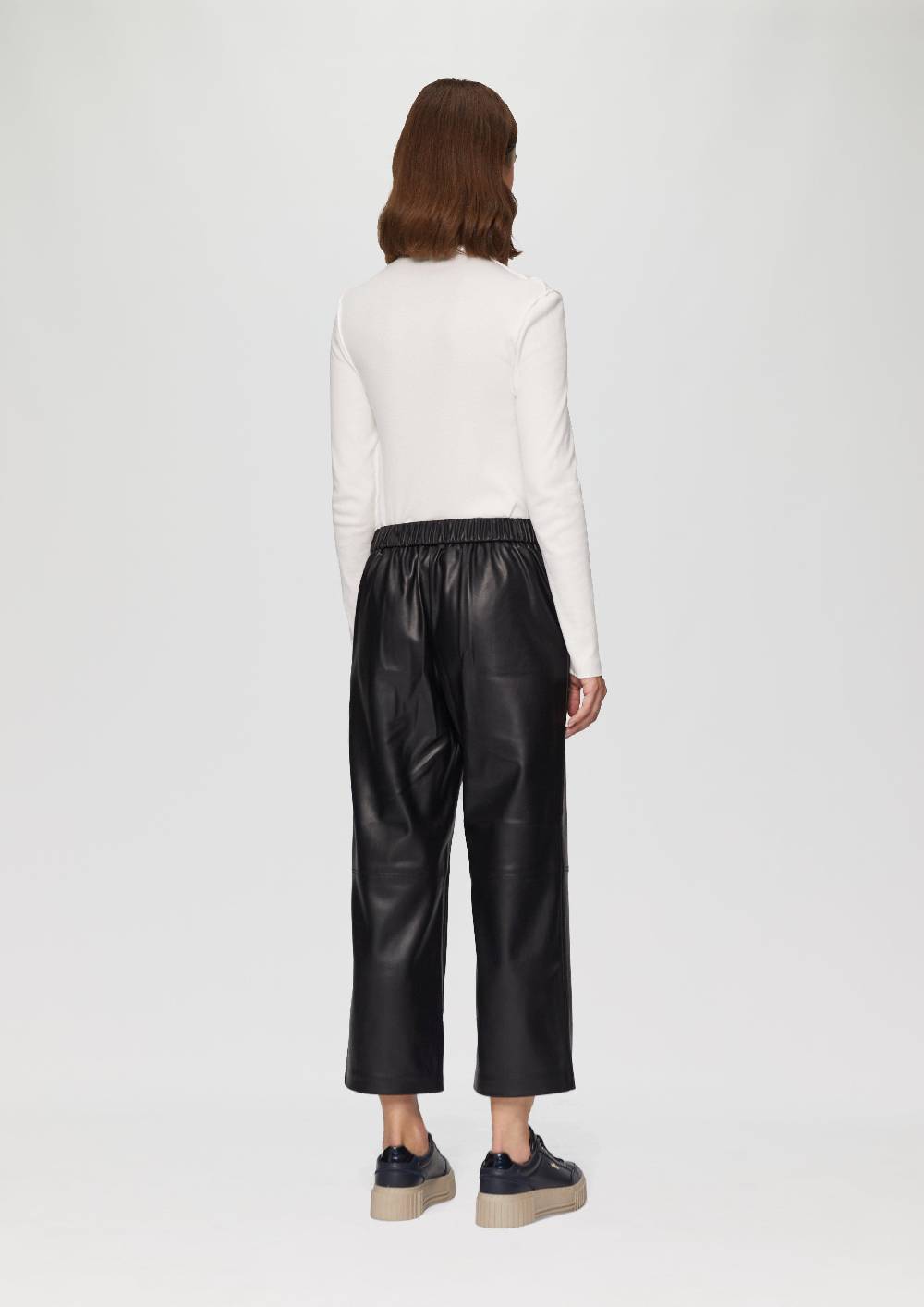 s.Oliver Culotte aus Lederimitat mit Nahtdetails Bis zu 55% Rabatt
