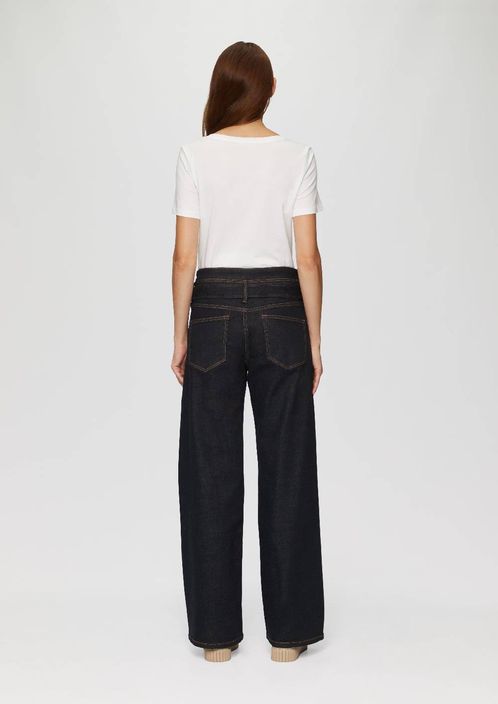 s.Oliver Jeans Suri/Regular Fit/High Rise/Wide Leg / mit Textilgürtel Super Rabatt
