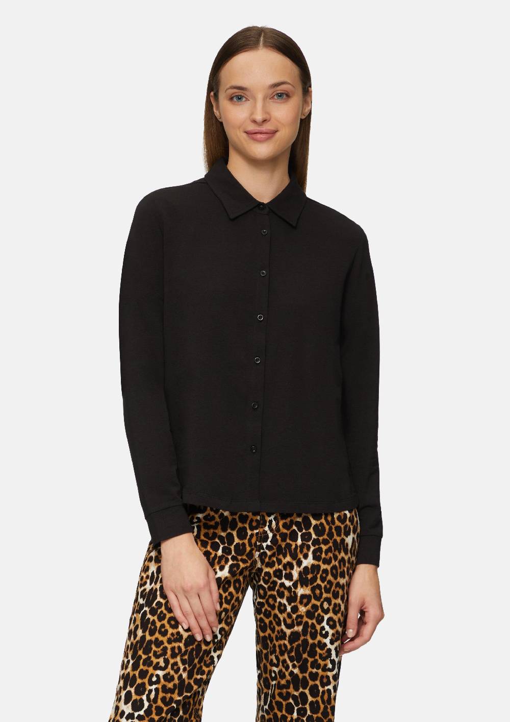 s.Oliver Hemdbluse aus Jersey Clearance-Verkauf