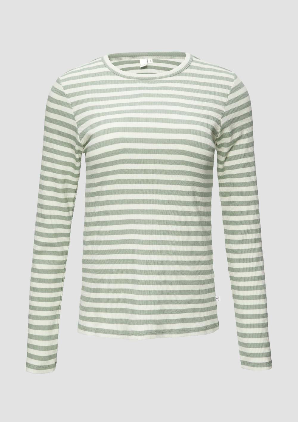 s.Oliver Geripptes Longsleeve im Slim Fit Begrenzt auf 3 Tage