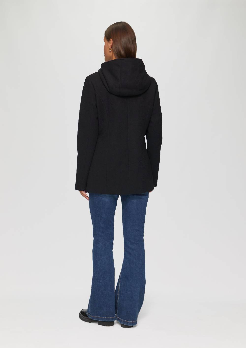 s.Oliver Jacke mit Kapuze in Wolloptik Black Friday Preise