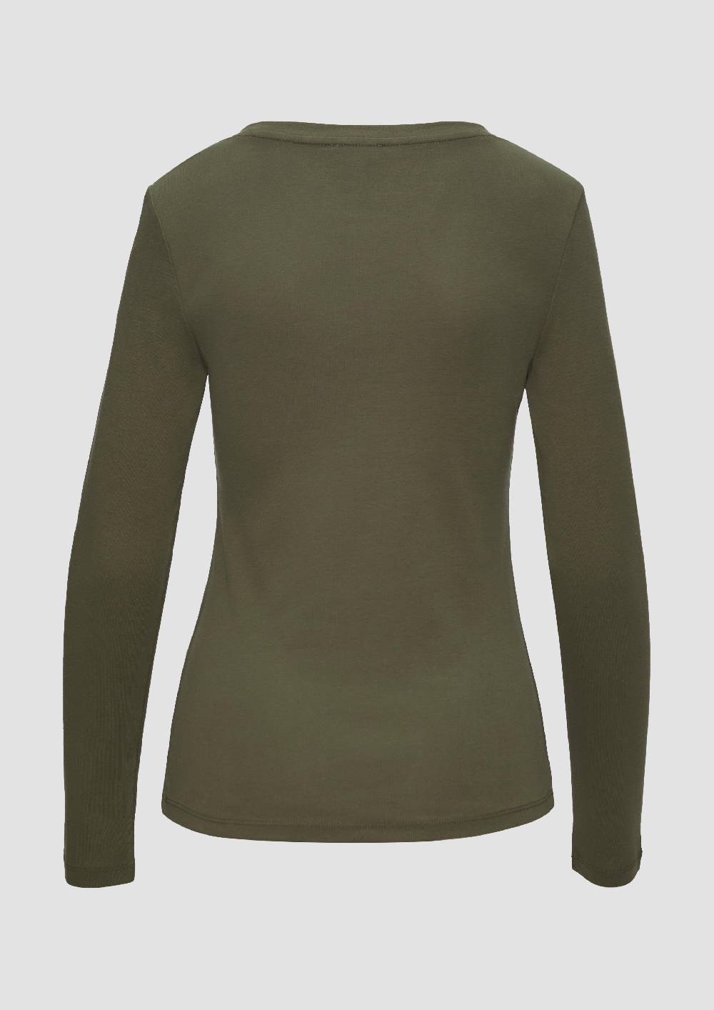 s.Oliver Langarm-Shirt im Slim Fit Im Verkauf