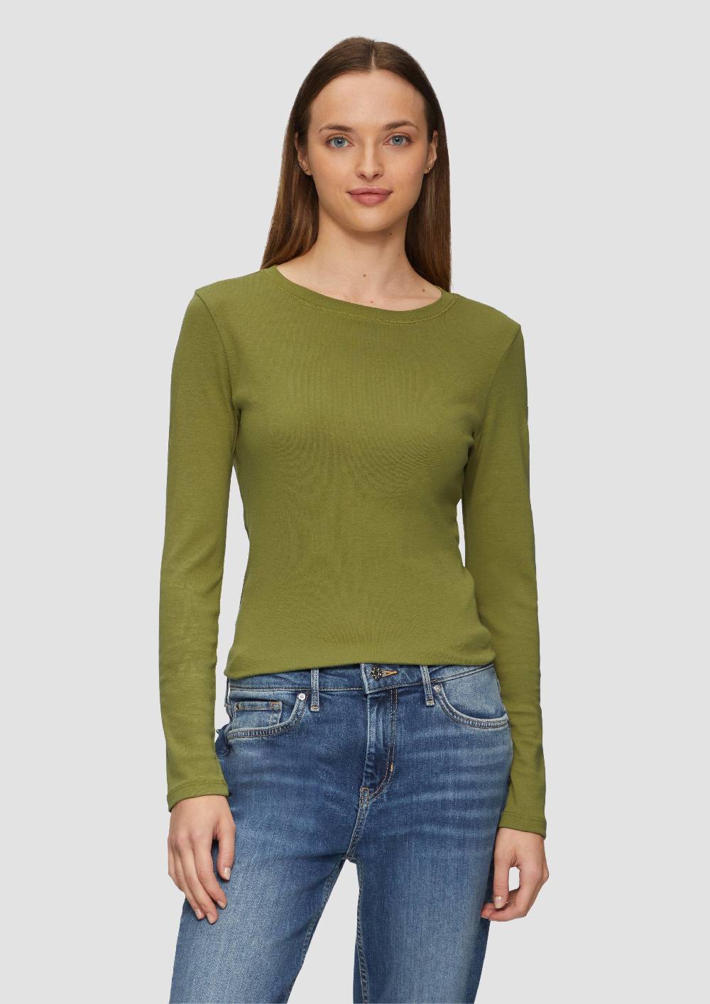 s.Oliver Langarm-Shirt im Slim Fit zollfrei