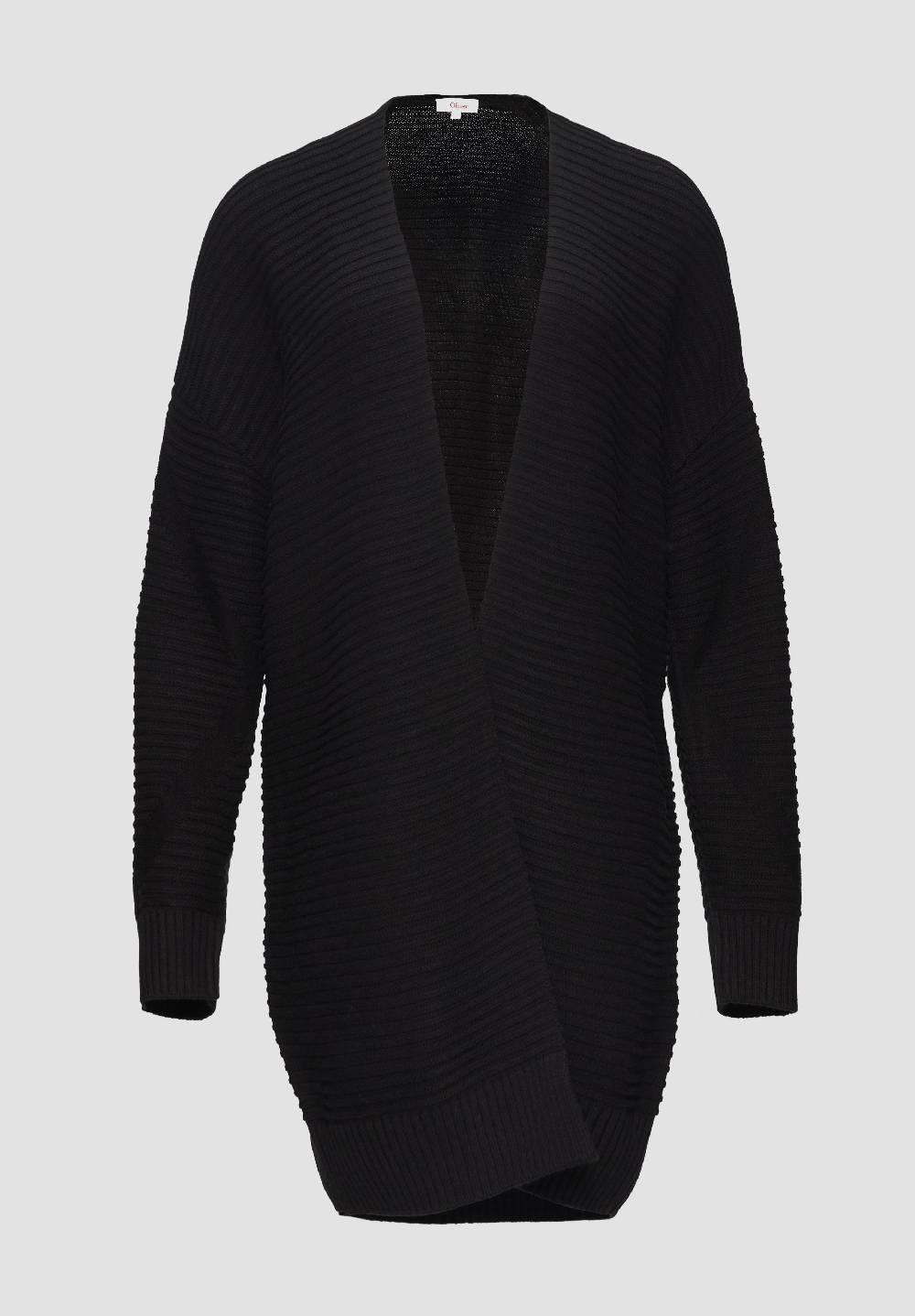 s.Oliver Strickjacke im Oversize-Look mit Ottoman-Struktur Outlet