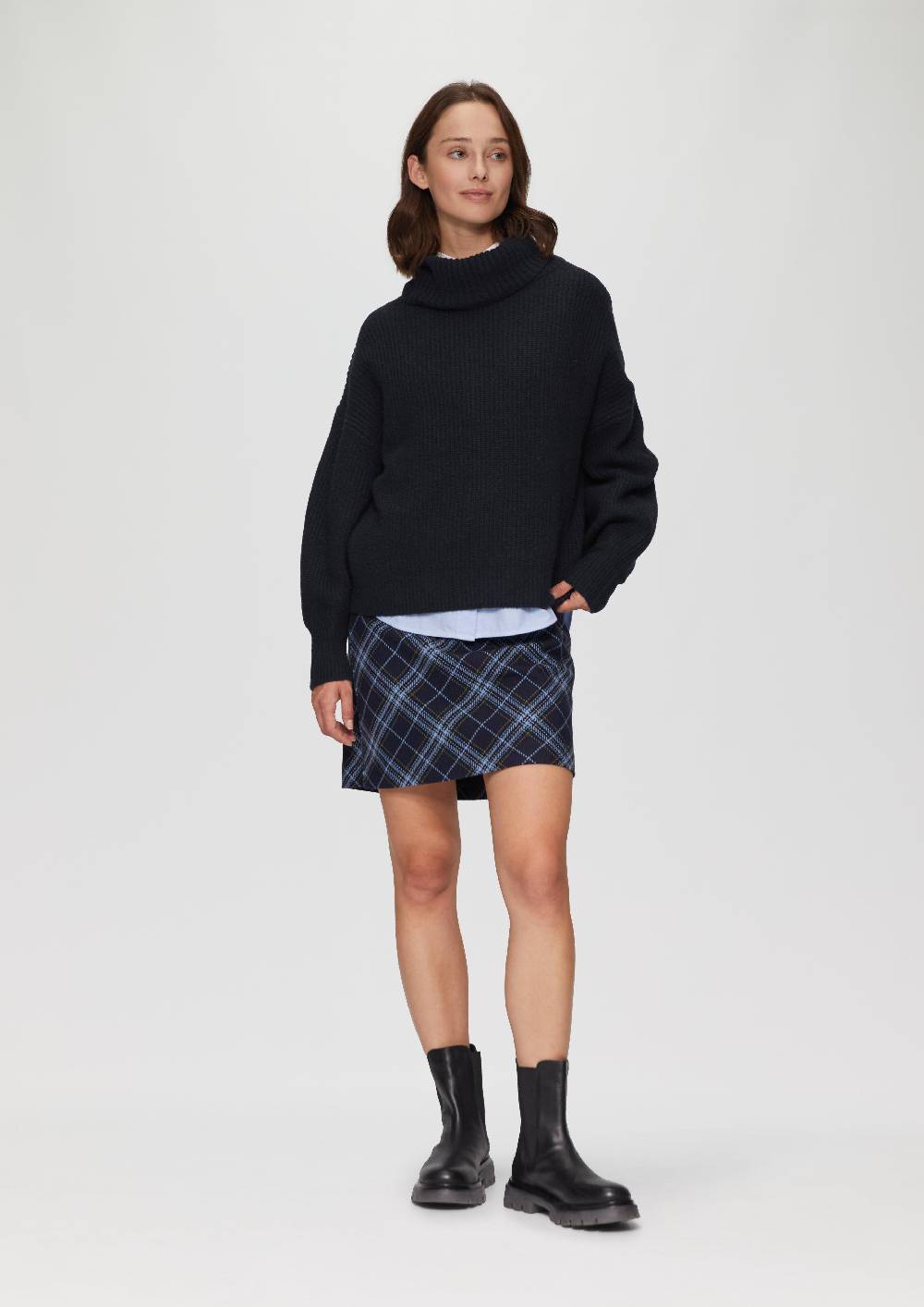 s.Oliver Oversized Rollkragenpullover mit weiten Ärmeln Versandkostenfrei