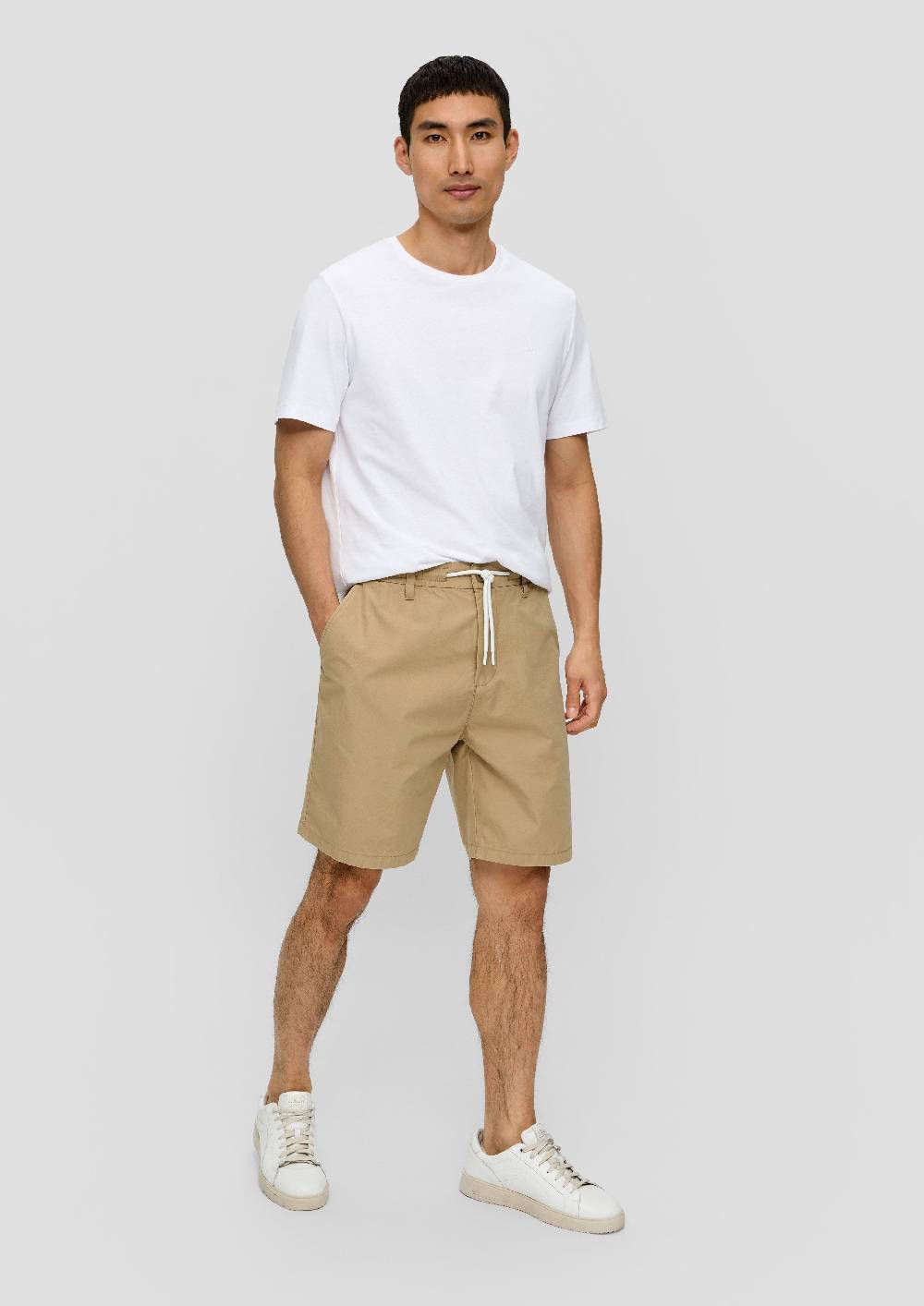 s.Oliver Chino-Shorts im Relaxed Fit mit Elastikbund Jubiläumsangebot