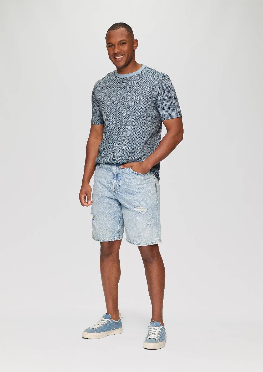 s.Oliver T-Shirt mit All-over-Print Top Angebot