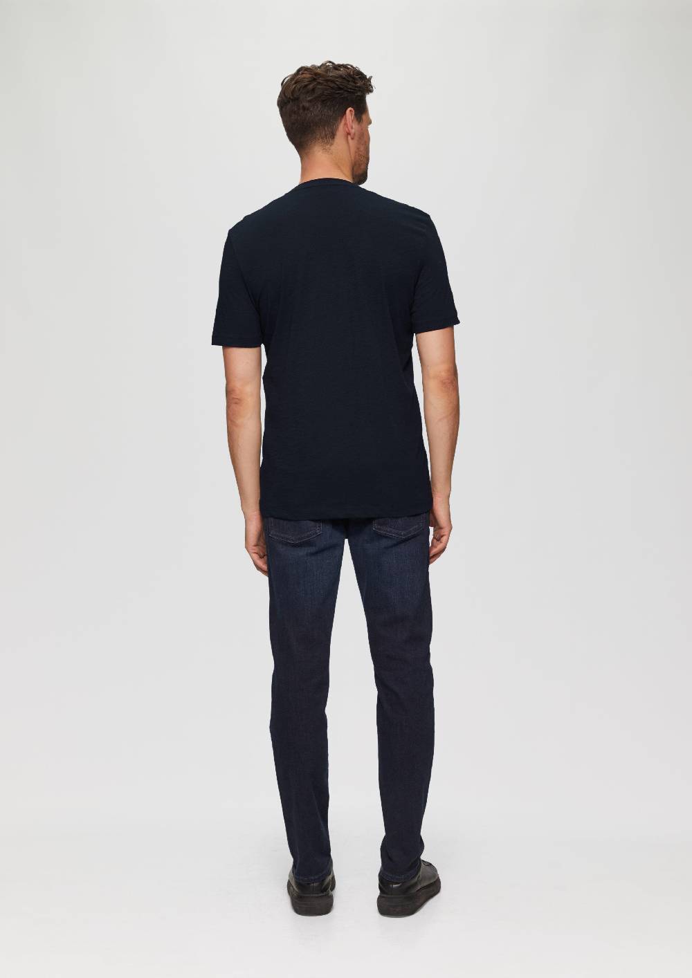 s.Oliver Printshirt aus Baumwolle mit Flammgarnstruktur Zeitlich begrenztes Angebot