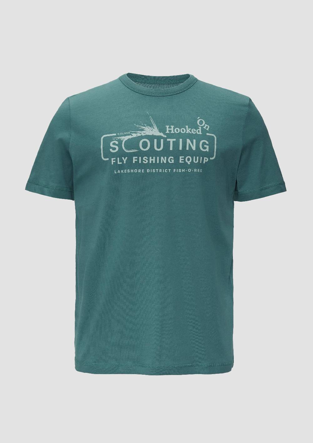 s.Oliver Baumwollshirt mit Frontprint Blitzangebot