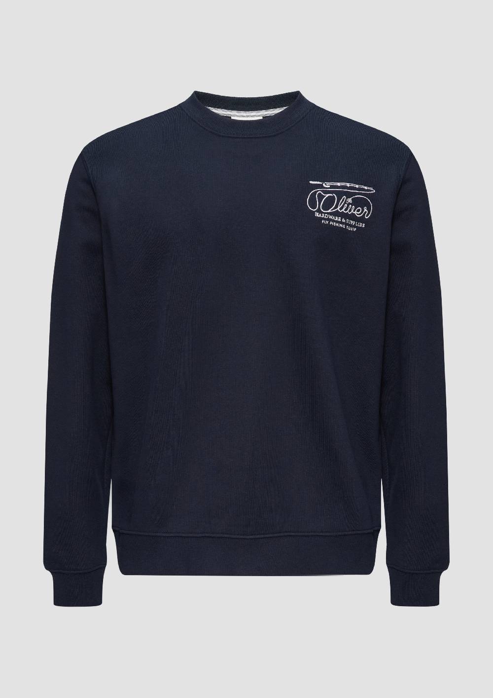 s.Oliver Sweatshirt mit Stickerei aus weichem Baumwollmix Räumungsverkauf