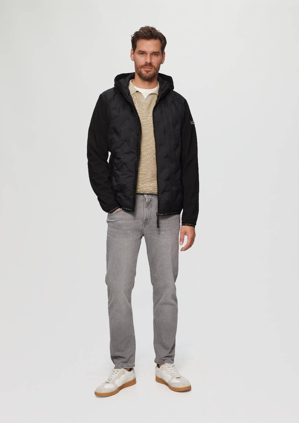 s.Oliver Leichte Steppjacke im Fabricmix Letzte 3 Tage