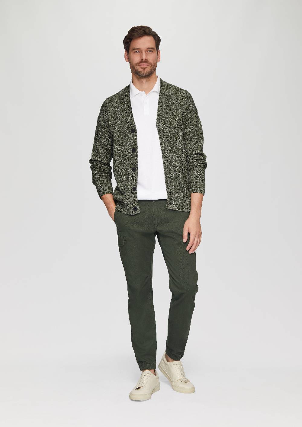 s.Oliver Strickcardigan mit V-Ausschnitt in Bicolor-Optik Bis zu 60% Rabatt