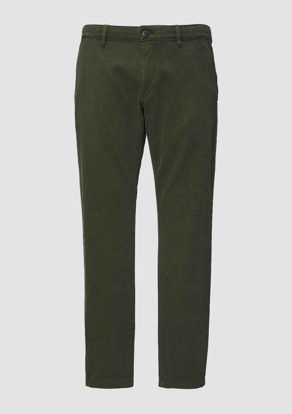 s.Oliver Regular Fit: Strukturierte Chino aus Baumwollstretch Bis zu 65% Rabatt