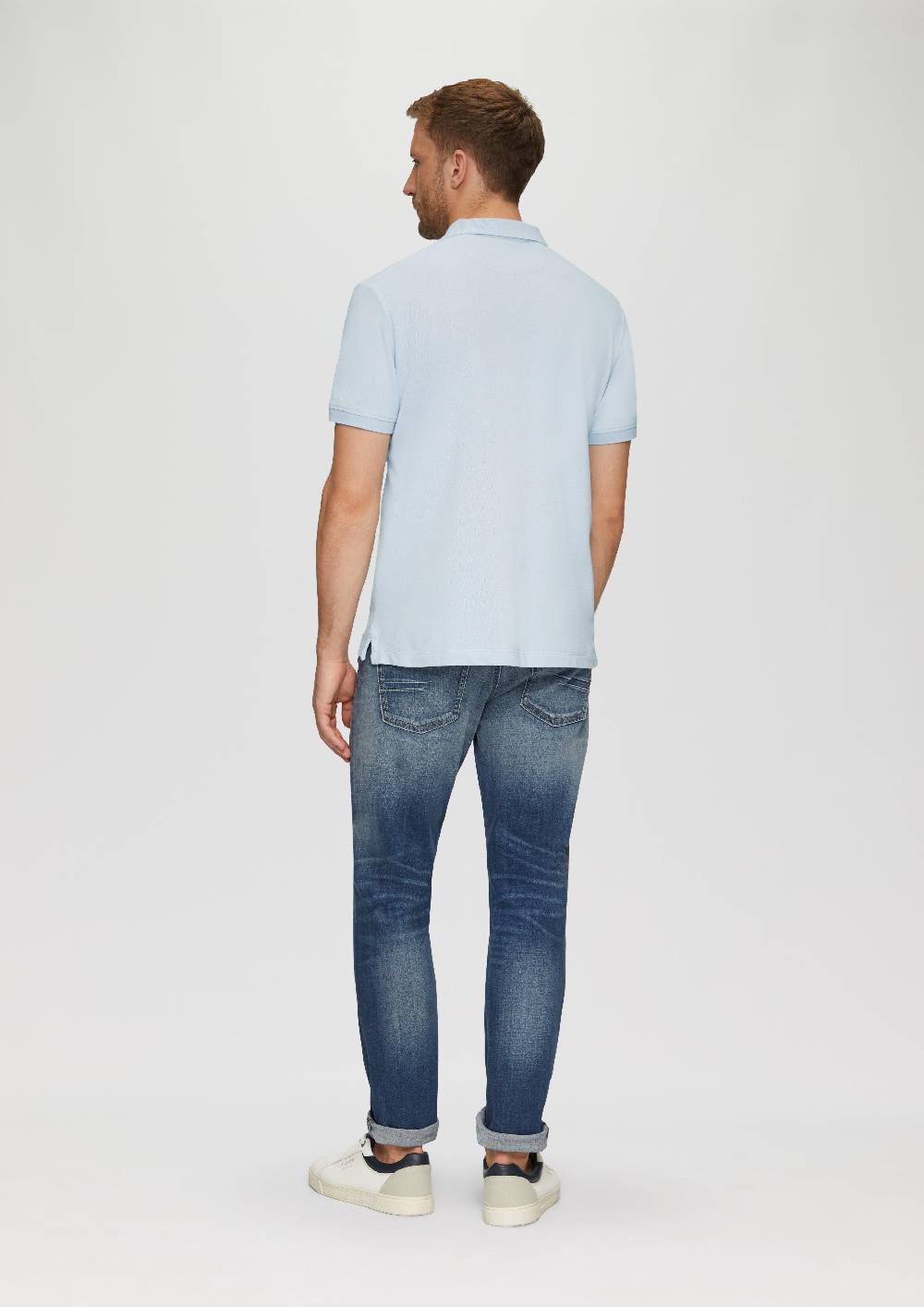 s.Oliver Poloshirt aus Baumwollpiqué Vierteljährliche Förderung