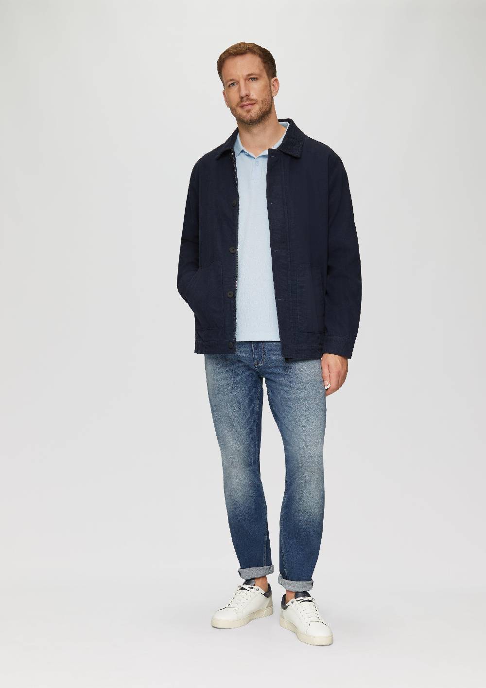 s.Oliver Poloshirt aus Baumwollpiqué Vierteljährliche Förderung