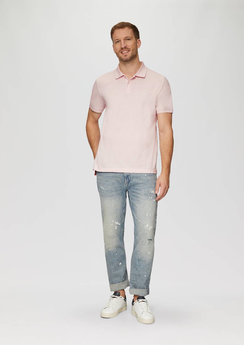 s.Oliver Poloshirt aus Baumwollpiqué Bis zu 55% Rabatt