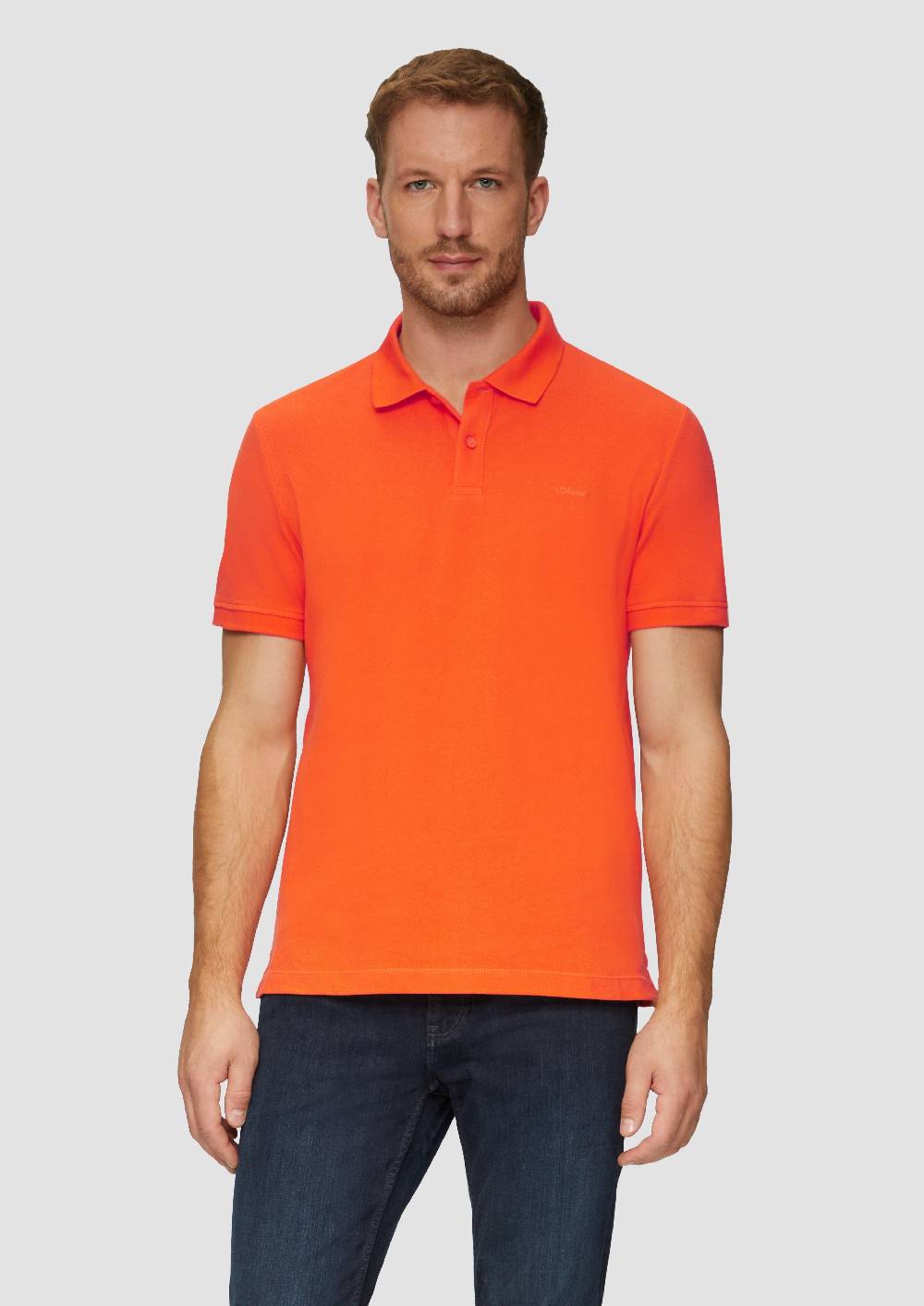 s.Oliver Poloshirt aus Baumwollpiqué Discount Store für neue Produkte