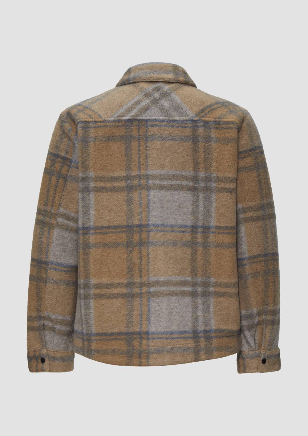 s.Oliver Karierte Hemdjacke aus Wollmix Nur noch ein Tag übrig