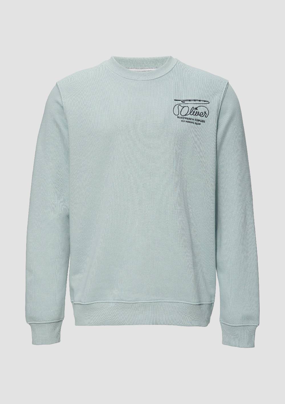 s.Oliver Sweatshirt mit Stickerei aus weichem Baumwollmix Kostenloser Versand international